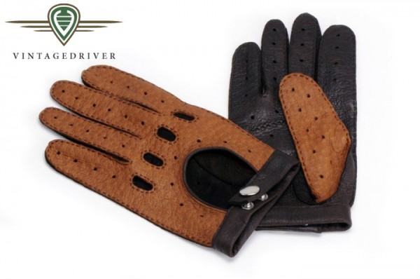 Fahrerhandschuh aus Peccary Leder